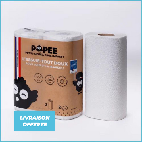 Popee : Le papier toilette et les mouchoirs éco-responsable - Quark