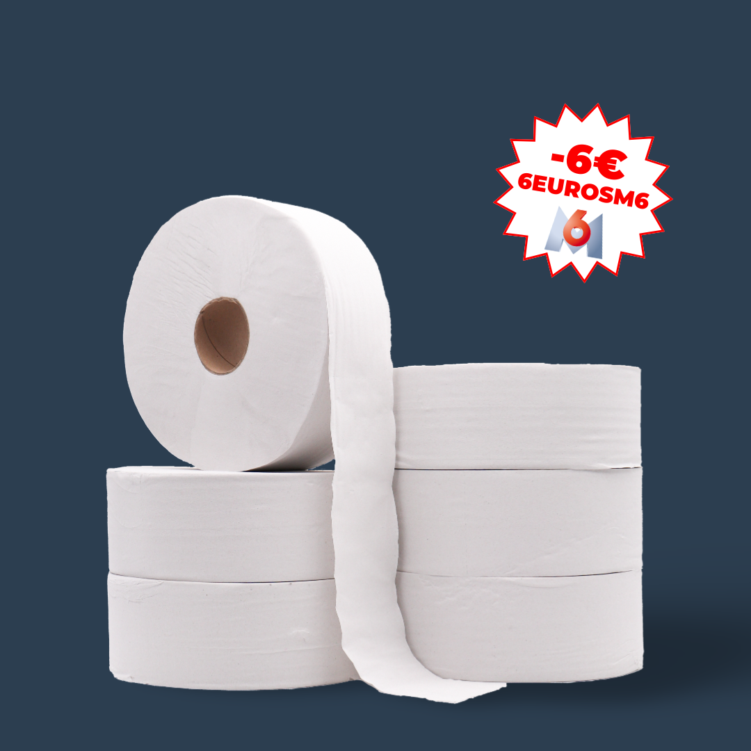 MAXI-JUMBOS - Lot de 6 rouleaux de 350 mètres