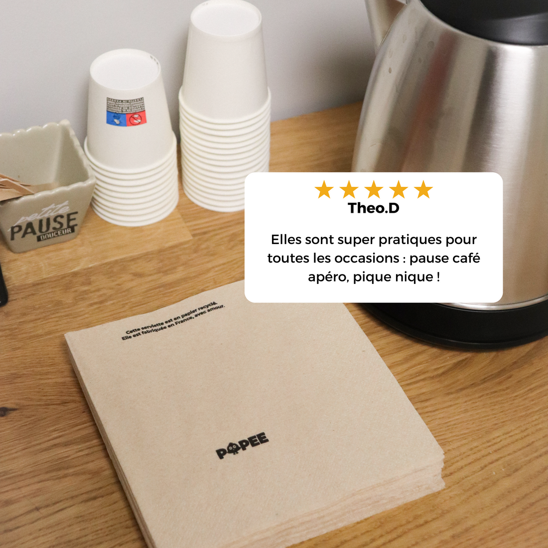 SERVIETTES de table - 100 serviettes