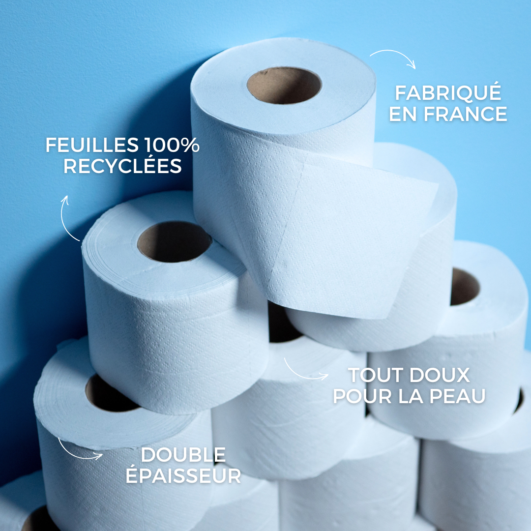 PAPIER TOILETTE - Compact - 24 ou 72 rouleaux sur abonnement