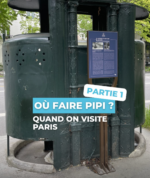 Où faire pipi quand on visite Paris ?!