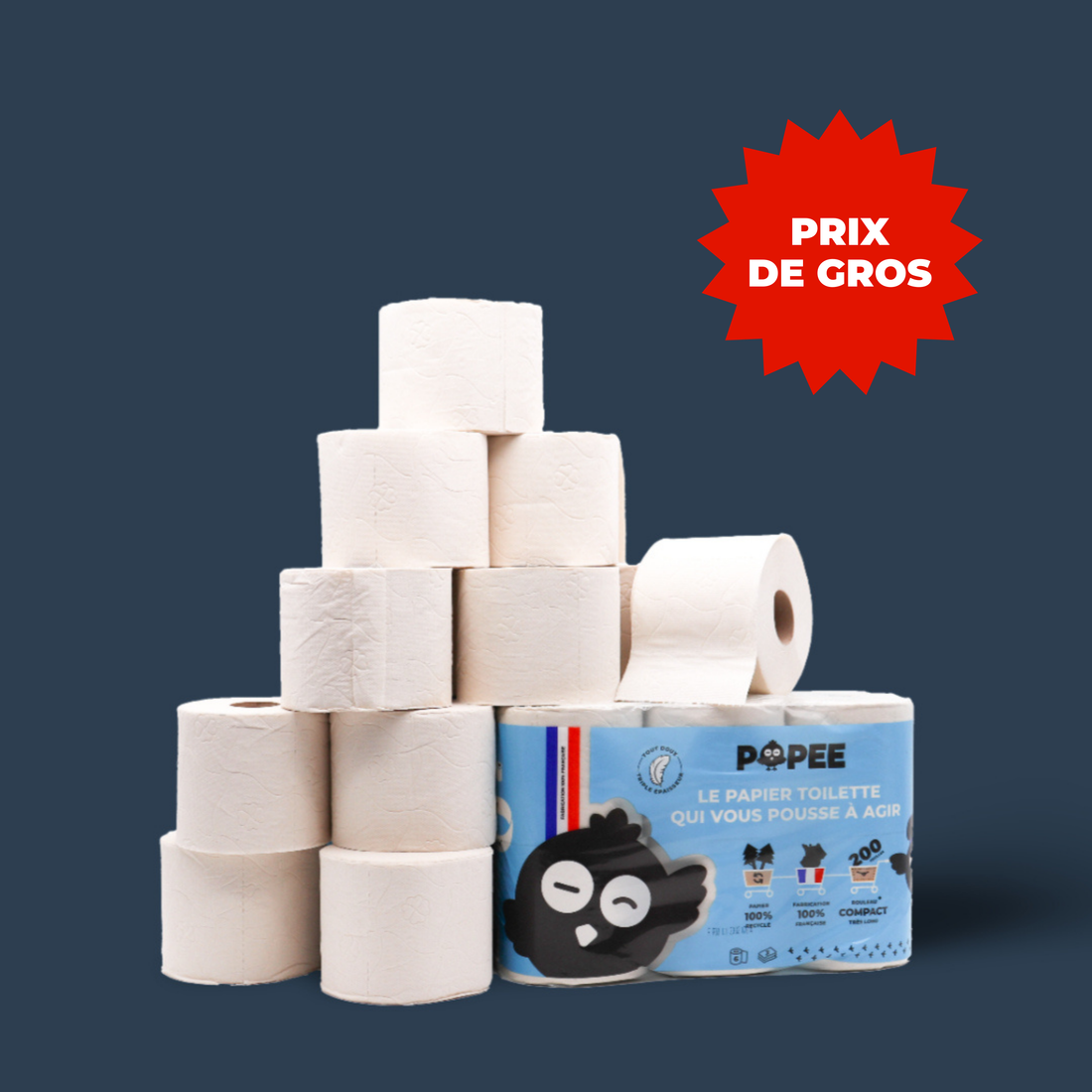 PAPIER TOILETTE CONFORT - Lot de 60 rouleaux