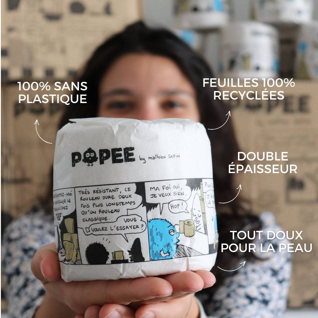 PAPIER TOILETTE - Zéro plastique - 48 rouleaux sur abonnement