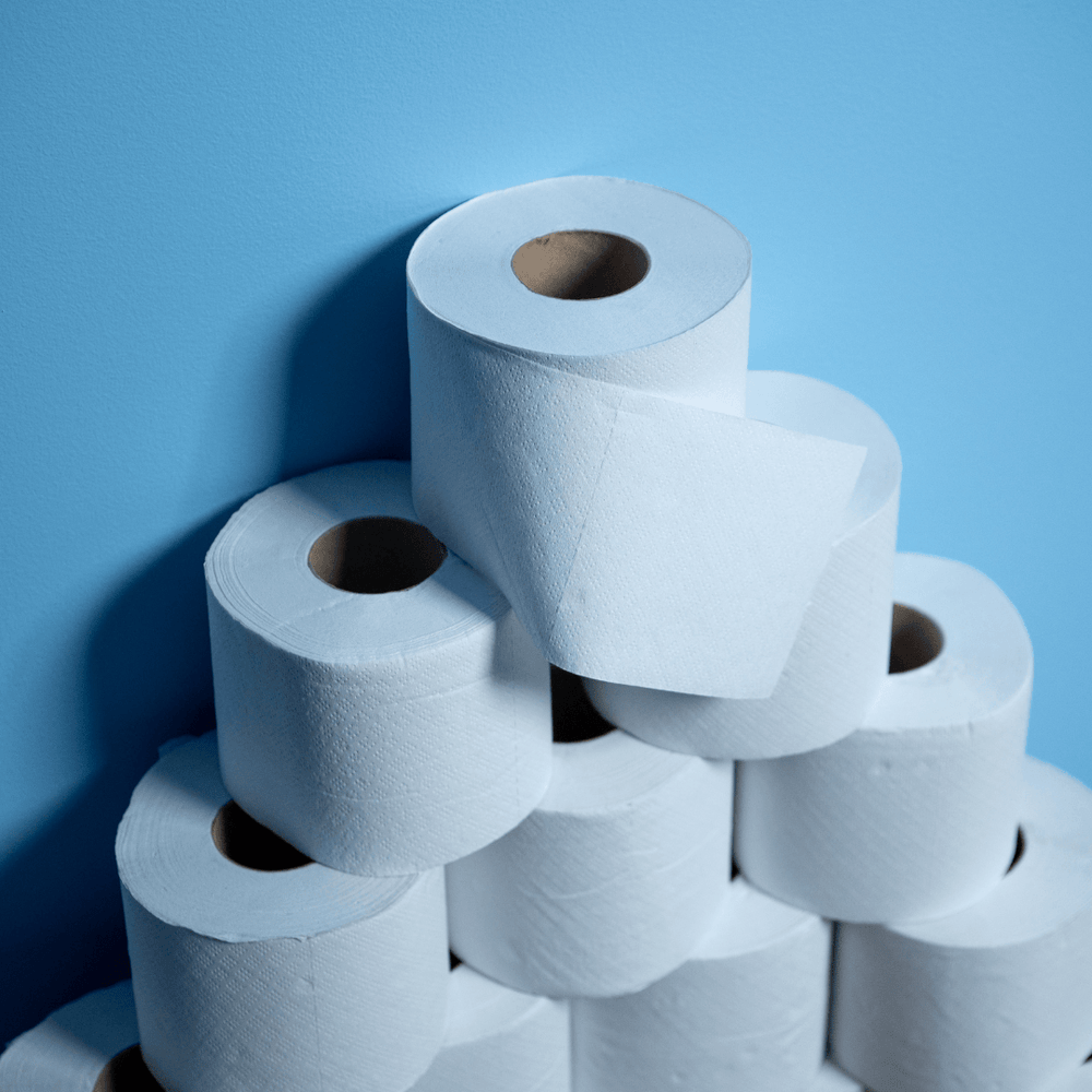 Lot de 72 rouleaux de papier toilette 3 plis Blanc