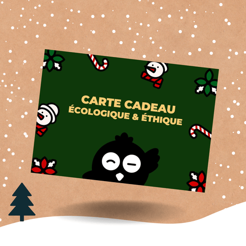 Notre Carte Cadeau écologique et éthique - Pour les fêtes - Popee