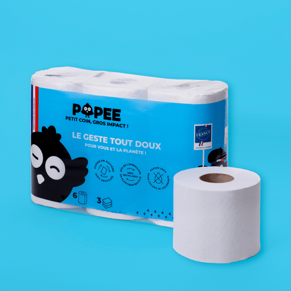 ROUTINE CONFORT : papier toilette, mouchoirs, essuie-tout - Popee